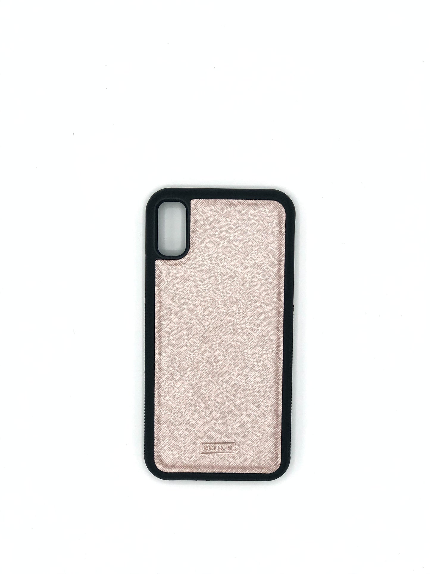 Rose Gold Saffiano
