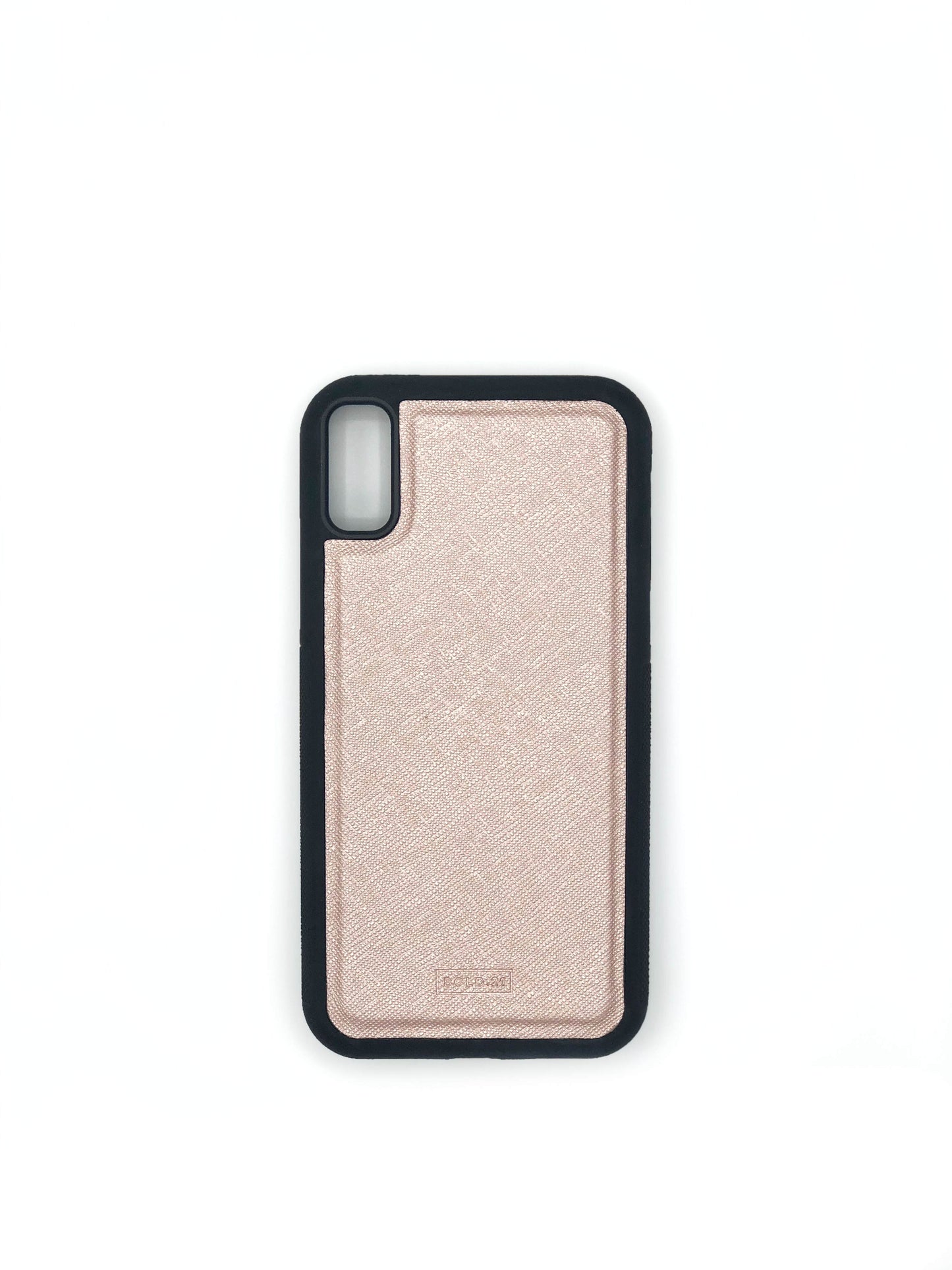 Rose Gold Saffiano