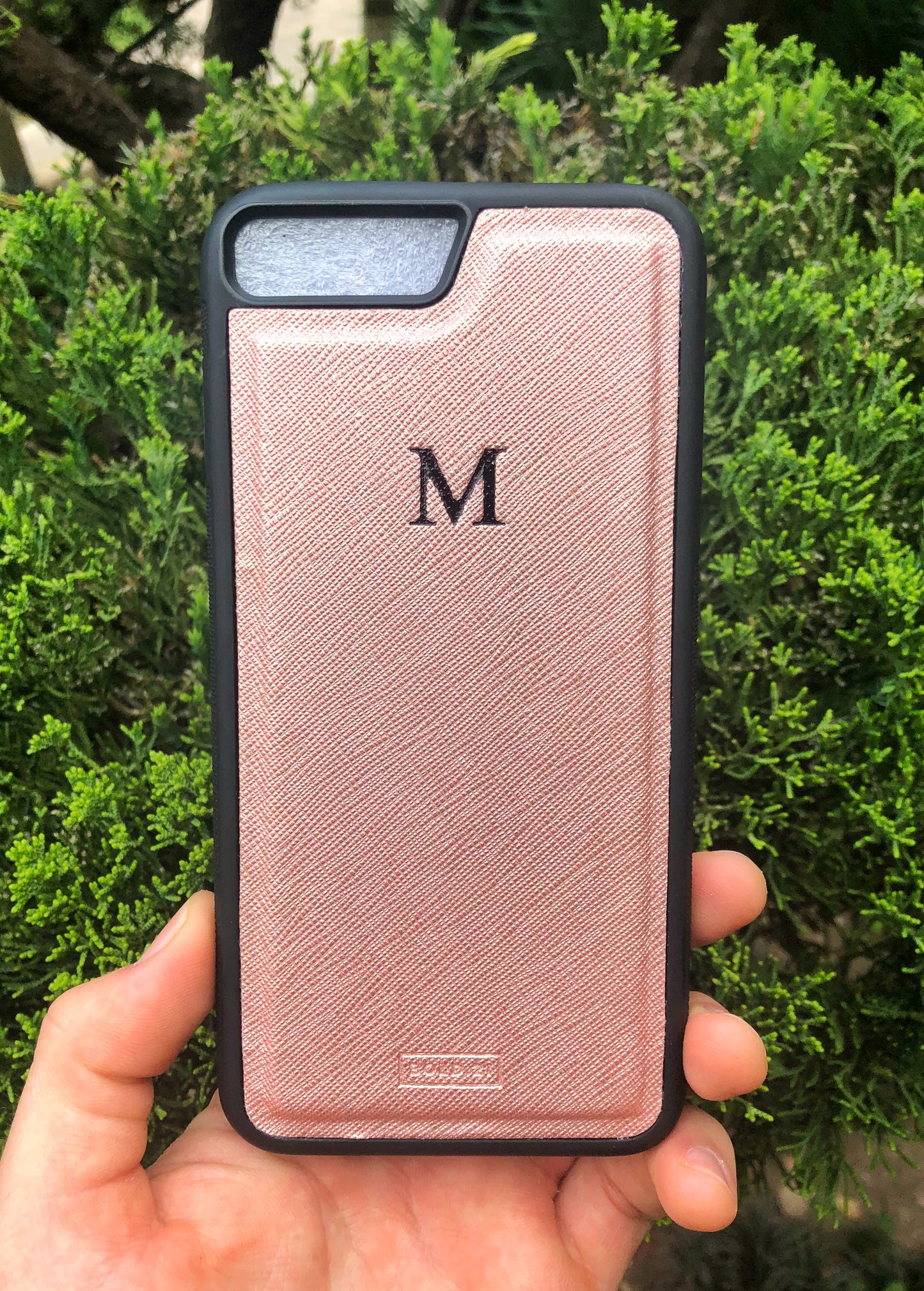 Rose Gold Saffiano