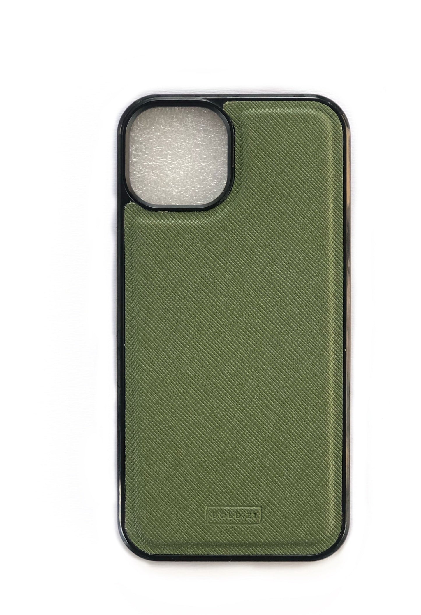 Military Green Saffiano